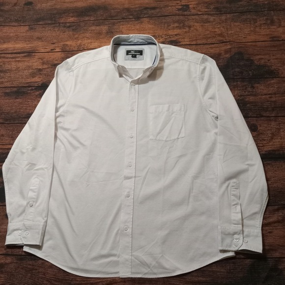 Johnston & Murphy Other - Johnston & Murphy XC Flex Men's Long Sleeve Button Down Shirt Large White